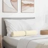 Pagalvės 2 pcs Kreminė Ø 15 x 40 cm Kordūrinis audinys