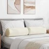 Pagalvės 2 pcs Kreminė Ø 25 x 70 cm Kordūrinis audinys