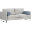 Pagalvės 2 pcs Mėlyna Ø 25 x 70 cm Kordūrinis audinys