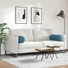 Pagalvės 2 pcs Mėlyna Ø 25 x 70 cm Kordūrinis audinys