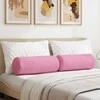 Pagalvės 2 pcs Rožinė Ø 25 x 70 cm audinys