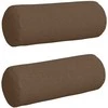Pagalvės 2 pcs Ruda Ø 25 x 70 cm audinys