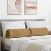 Pagalvės 2 pcs Ruda Ø 25 x 70 cm Kordūrinis audinys