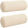 Pagalvės 2 pcs Smėlio Ø 15 x 40 cm Mikropluošto audinys