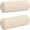 Pagalvės 2 pcs Smėlio Ø 25 x 70 cm Mikropluošto audinys
