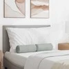 Pagalvės 2 pcs Šviesiai pilka Ø 15 x 40 cm Kordūrinis audinys