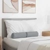 Pagalvės 2 pcs Šviesiai pilka Ø 15 x 40 cm audinys
