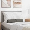 Pagalvės 2 pcs Šviesiai pilka Ø 15 x 40 cm Kordūrinis audinys