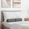 Pagalvės 2 pcs Tamsiai pilka Ø 15 x 40 cm audinys