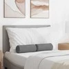 Pagalvės 2 pcs Tamsiai pilka Ø 15 x 40 cm Mikropluošto audinys