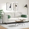 Pagalvės 2 pcs Tamsiai žalia Ø 25 x 70 cm Kordūrinis audinys