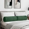 Pagalvės 2 pcs Tamsiai žalia Ø 25 x 70 cm Kordūrinis audinys