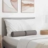 Pagalvės 2 pcs Taupe Ø 15 x 40 cm audinys