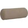 Pagalvės 2 pcs Taupe Ø 15 x 40 cm Mikropluošto audinys