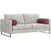 Pagalvės 2 pcs Vyno raudona Ø 25 x 70 cm audinys