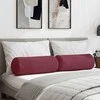 Pagalvės 2 pcs Vyno raudona Ø 25 x 70 cm audinys