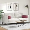 Pagalvės 2 pcs Vyno raudona Ø 25 x 70 cm audinys