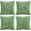 Išsklaidymo pagalvės Lapelis 4 pcs Lapų raštas 60 x 60 cm