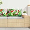 Pagalvėlė Gėlių Įvairiaspalvis 70 x 40 x 12 cm Oksfordo audinys