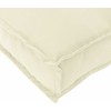 Pallet pagalvių rinkinys 2 pcs Kreminė Oksfordo audinys