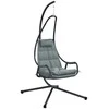 Kabantis kiaušinis Antracitas 94 x 107 x 196,5 cm Plienas