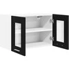 Pakabinama spintelė 2 pcs Juodas ąžuolas 60 x 31 x 40 cm