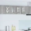 Pakabinama spintelė 2 pcs Pilkas Sonoma 60 x 31 x 40 cm