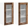 Pakabinama spintelė 2 pcs Senas medis 40 x 31 x 80 cm