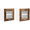 Pakabinama spintelė 2 pcs Senas medis 40 x 31 x 40 cm