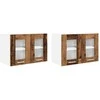 Pakabinama spintelė 2 pcs Senas medis 60 x 31 x 40 cm
