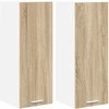 Pakabinama spintelė su saugykla 2 pcs Sonoma ąžuolas ir baltas