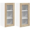 Pakabinama spintelė 2 pcs Sonoma ąžuolas 40 x 31 x 80 cm
