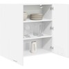 Pakabinama spintelė Balta 80 x 31 x 80 cm Apdirbta mediena