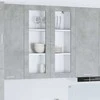 Pakabinama spintelė su saugykla Betono pilka 80 x 31 x 100 cm