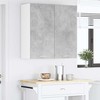 Pakabinama spintelė Betono pilka 80 x 31 x 80 cm