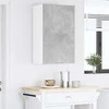 Pakabinama spintelė Betono pilka ir balta 50 x 31 x 80 cm