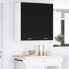 Pakabinama spintelė su saugykla Juodas ąžuolas 80 x 31 x 80 cm