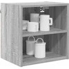 Pakabinama spintelė su saugykla Pilkas Sonoma 40 x 29,5 x 40 cm