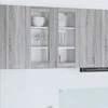 Pakabinama spintelė su saugykla Pilkas Sonoma 80 x 31 x 80 cm