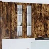 Pakabinama spintelė su saugykla Rūkyta ąžuolas 60 x 31 x 100 cm