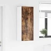 Pakabinama spintelė su saugykla Rūkyta ąžuolas 40 x 31 x 100 cm