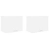 Pakabinama spintelė su saugykla 2 pcs Balta 50 x 31 x 40 cm