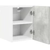 Pakabinama spintelė 2 pcs Betono pilka ir balta 30 x 31 x 40 cm