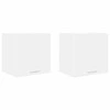 Pakabinama spintelė su saugykla 2 pcs Balta 40 x 31 x 40 cm