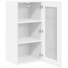 Pakabinama spintelė su saugykla 2 pcs Balta 40 x 31 x 80 cm