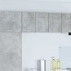Pakabinama spintelė 2 pcs Betono pilka ir balta 30 x 31 x 40 cm