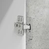 Pakabinama spintelė 2 pcs Betono pilka ir balta 30 x 31 x 80 cm