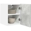 Pakabinama spintelė 2 pcs Betono pilka ir balta 30 x 31 x 40 cm