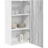 Pakabinama spintelė Pilkas Sonoma ir baltas 50 x 31 x 100 cm