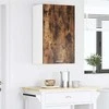 Pakabinama spintelė Rūkyto ąžuolo ir baltos 50 x 31 x 80 cm